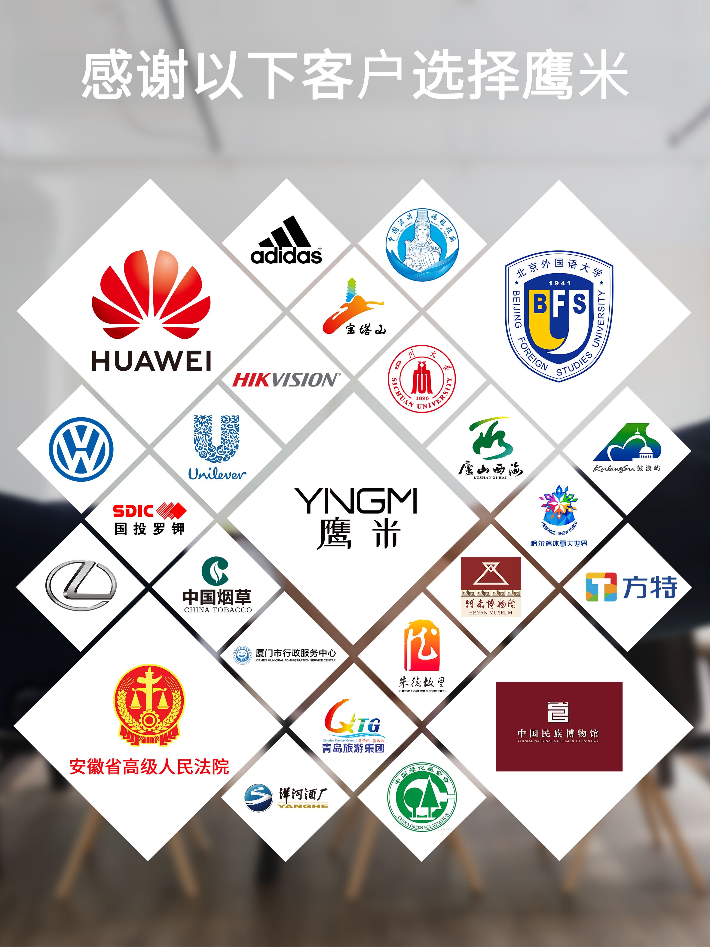 鷹米講解器合作客戶